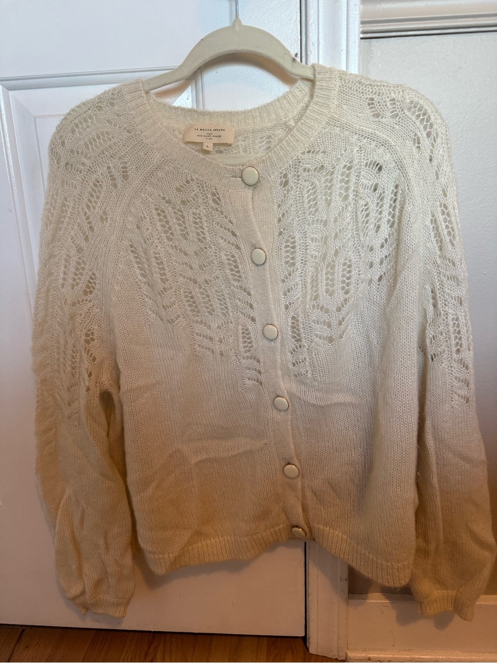 Sezane Cream Sweater